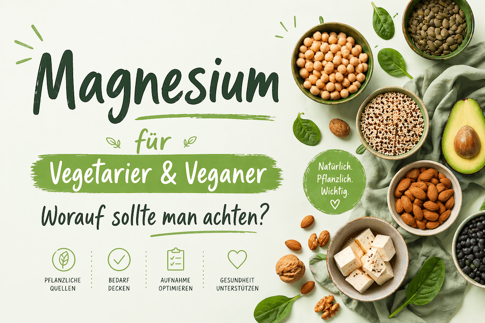Magnesium für Vegetarier und Veganer