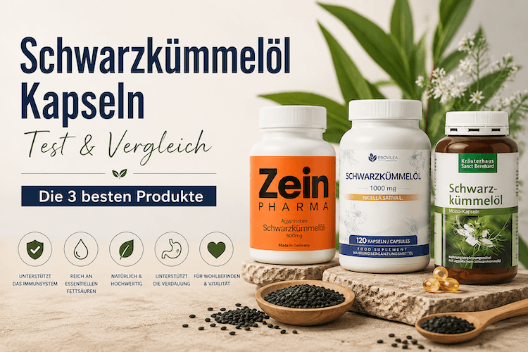 Schwarzkuemmeloel Kapseln Test und Vergleich