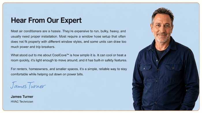 Cool Cove Expert Opinion